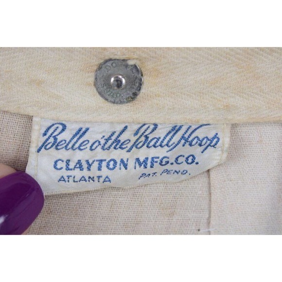 Vintage Collapsible Hoop Skirt Caged Crinoline Frame Belle O' the Ball with Case - Picture 7 of 17